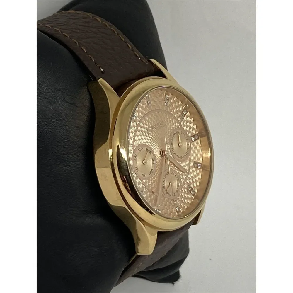 Fossil Modern Sophisticate BQ1561 Women's Brown Leather Analog Dial Watch EY522